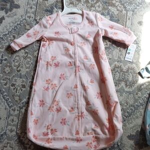 Carter's Pink Floral Kids Pajama Sleep Sack